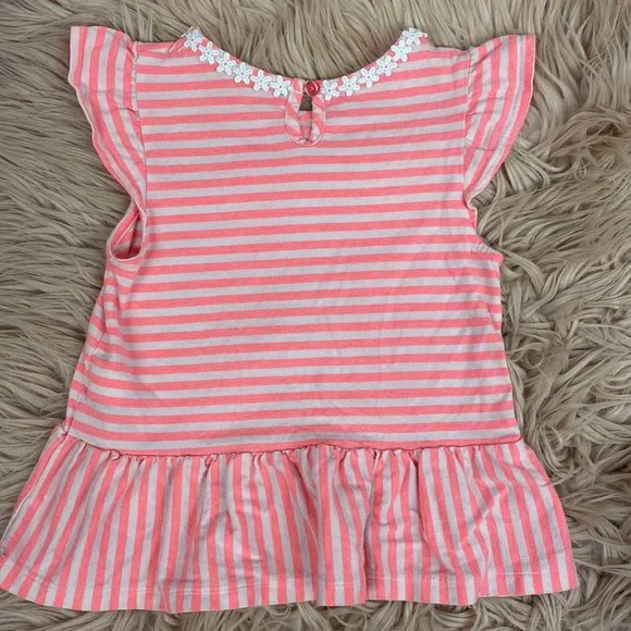 Striped Floral Tee - Picture 4 of 4